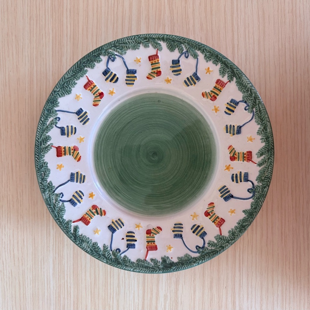 Yankee Candle holiday plate